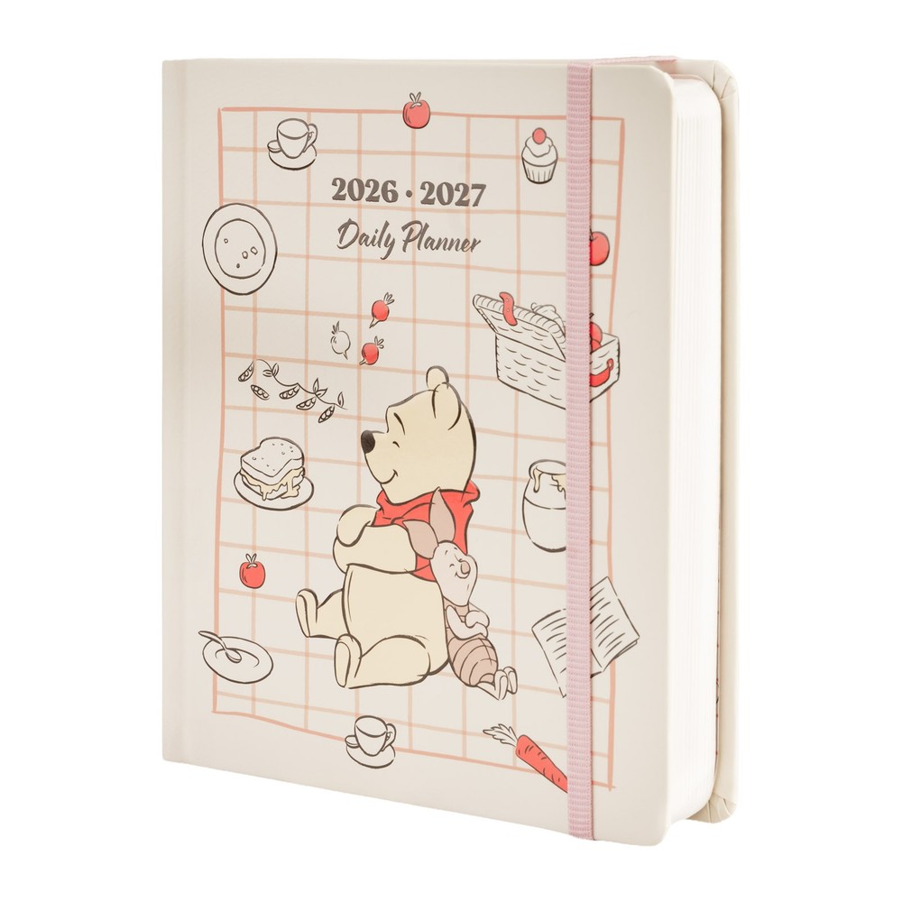 Grupo Erik Disney Winnie The Pooh - 2026/2027 Day Per Page M Casebound 11 Months Academic School Diary - Multicolours